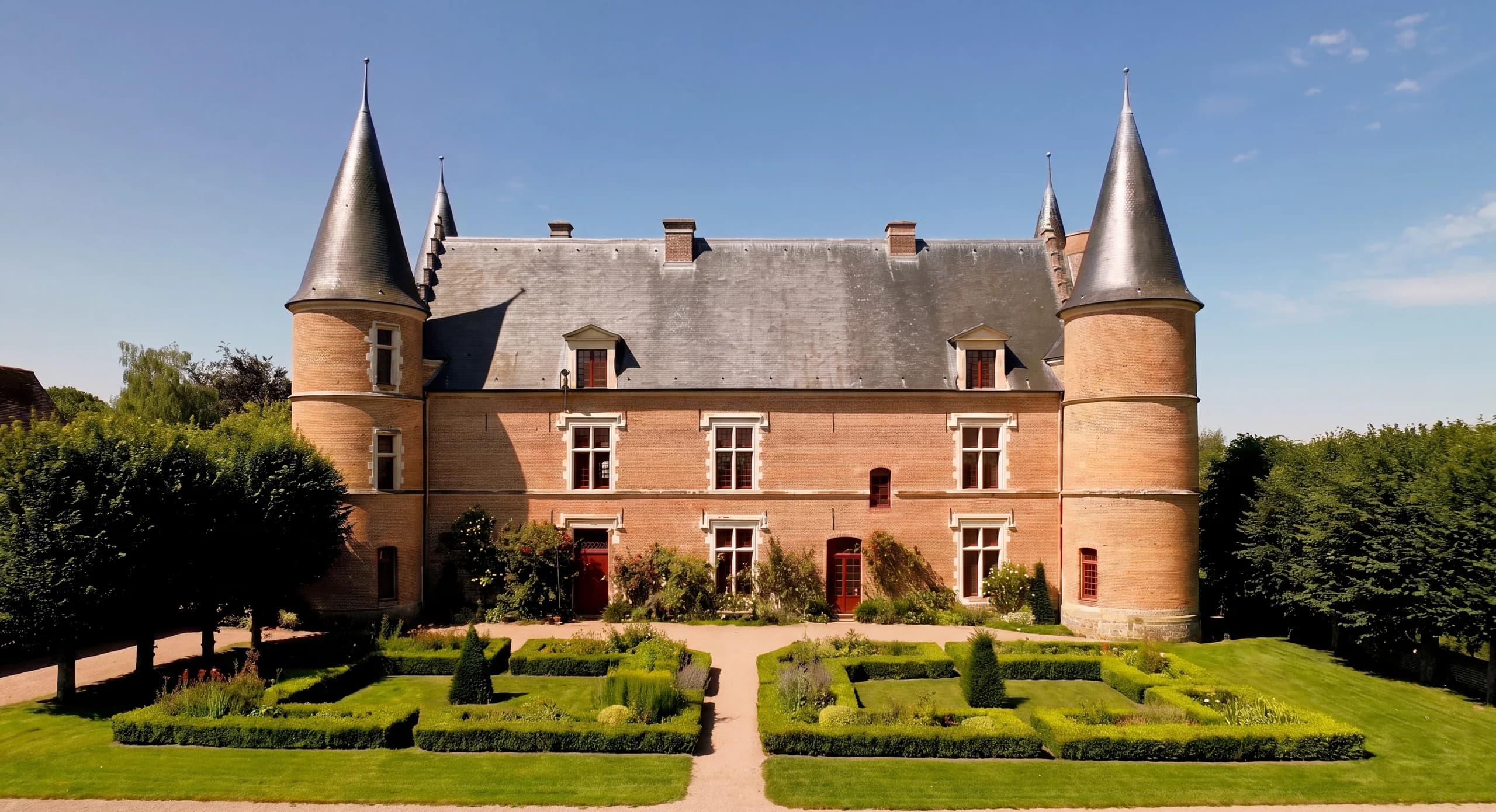 Château d'Hannaches - vue principale