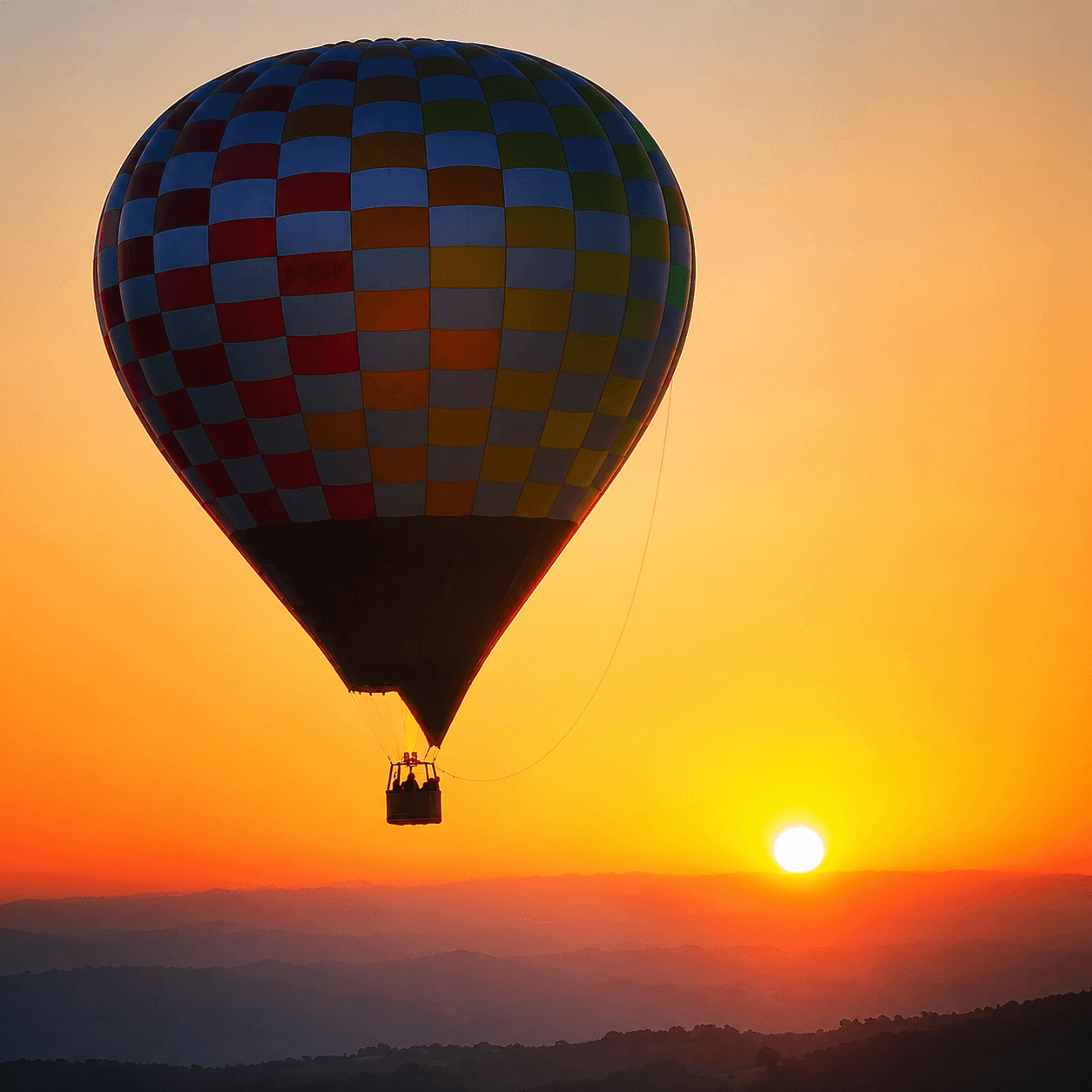 Vol en montgolfière