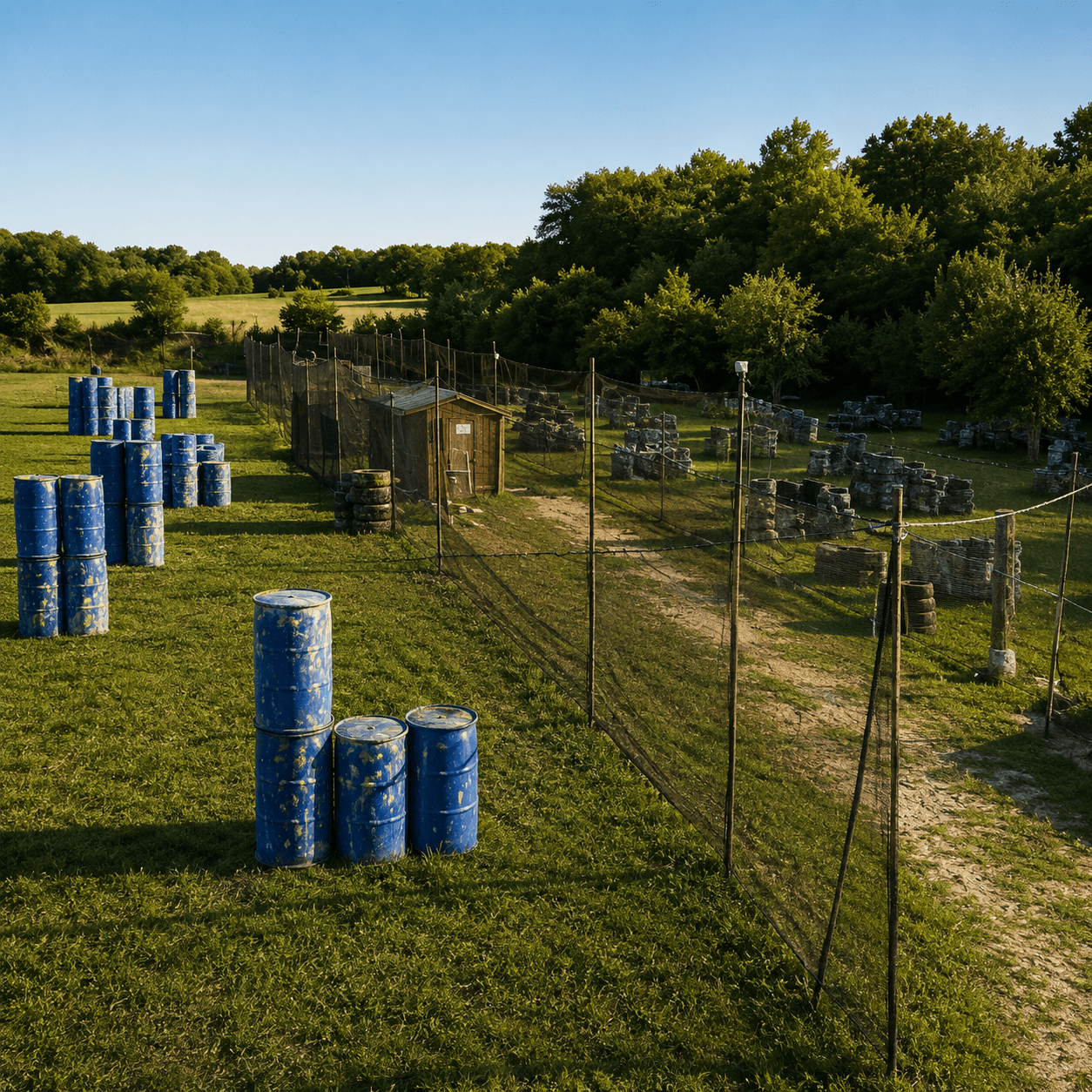 Accrobranche et paintball